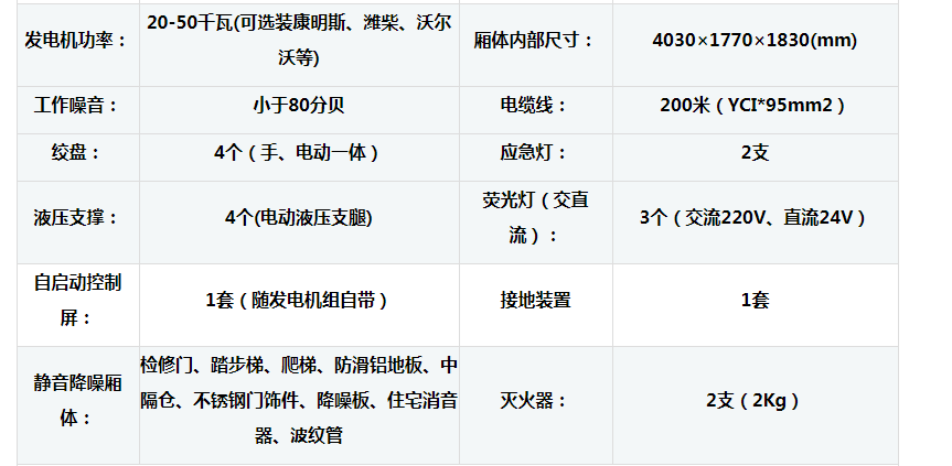 江鈴小型應急發電車、電源車